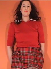 Lady Tiffany is a schoolgirl tease